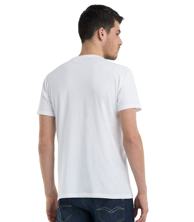 Camiseta-Para-Hombre-Basic-Jersey-Replay