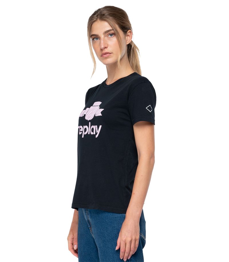Camiseta-Para-Mujer-Garment-Dyed-Light-Cotton-Jersey-Replay