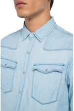 Camisa-Para-Hombre-6-Oz-Light-Indigo-C-Replay