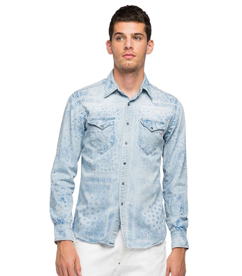 Camisa-Para-Hombre-Shirt-Replay