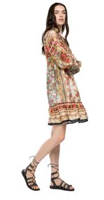 Vestido-Medio-Para-Mujer-All-Over-Printed-Vi-Replay