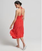 Vestido-Largo-Para-Mujer-Vintage-Smocked-Halter-Dress-Superdry