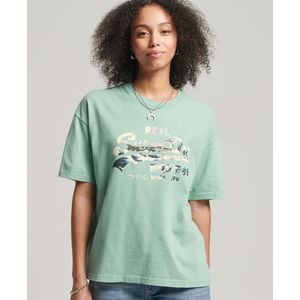 Camiseta Para Mujer Vintage Vl Narrative Tee Superdry 48333