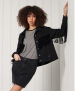 Chaqueta-Casual-Para-Mujer-Tassled-Jacket-Superdry