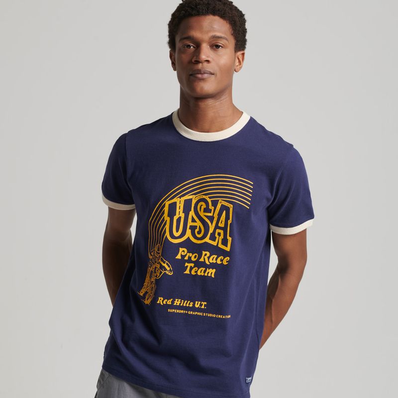 Camiseta-Para-Hombre-Vintage-My-Generation-Rngr-Tee-Superdry