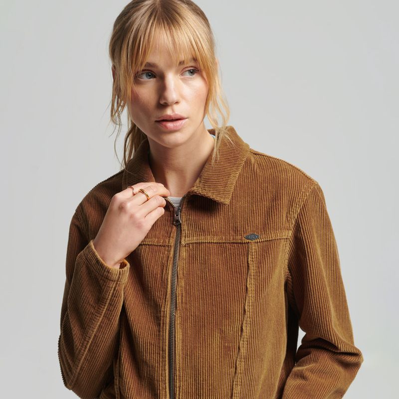 Chaqueta-Casual-Para-Mujer-Vintage-Cropped-Cord-Jacket-Superdry