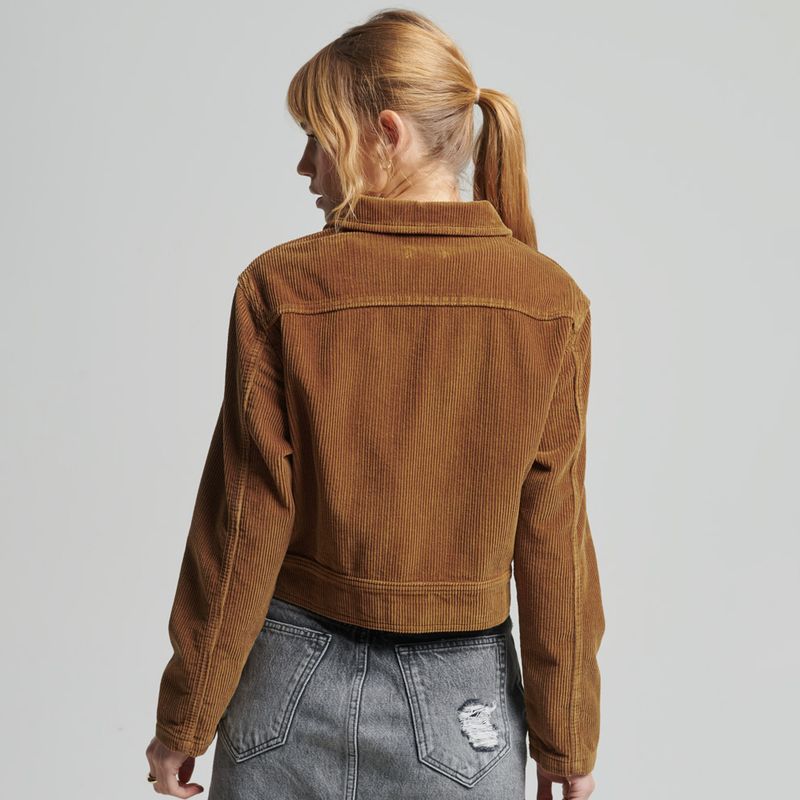 Chaqueta-Casual-Para-Mujer-Vintage-Cropped-Cord-Jacket-Superdry