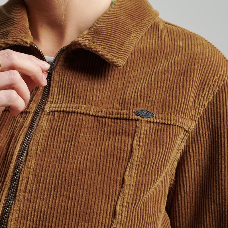 Chaqueta-Casual-Para-Mujer-Vintage-Cropped-Cord-Jacket-Superdry