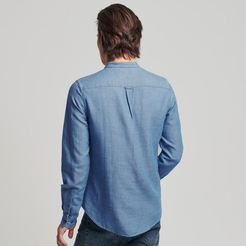 Camisa-Para-Hombre-Vintage-Grandad-Shirt-Superdry