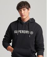 Buzo-Hoodie-Cerrado-Para-Hombre-Vintage-Corp-Logo-Work-Hood-Superdry