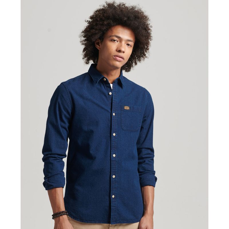 Camisa Para Hombre Vintage Loom Shirt Superdry 54111, CAMISAS