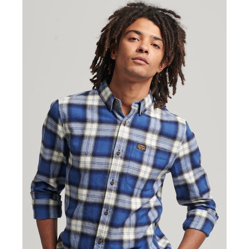 Camisa Para Hombre Vintage Lumberjack Shirt Superdry 52311, CAMISAS