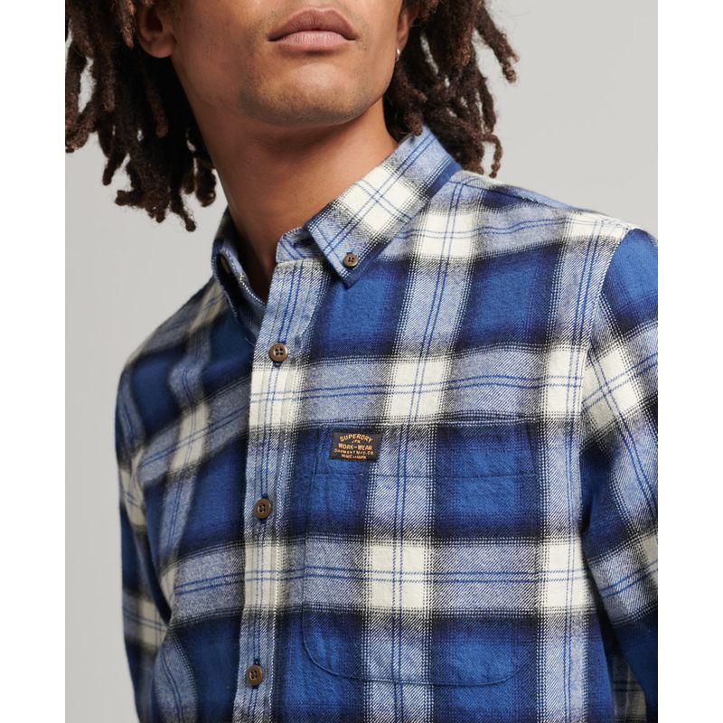 Camisa Para Hombre Vintage Lumberjack Shirt Superdry 52311, CAMISAS