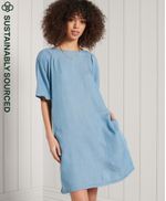 Vestido-Corto-Para-Mujer-Tencel-Tshirt-Dress-Superdry