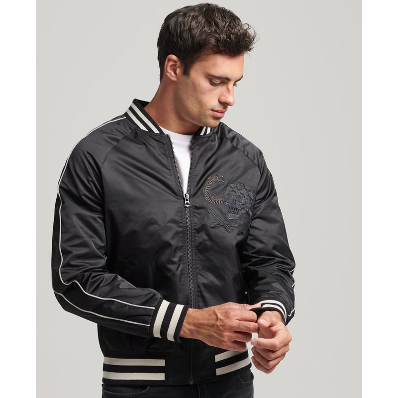 Chaqueta tipo bomber para hombre