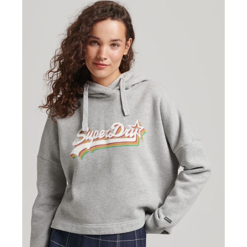 Buzo Cerrado Para Mujer Vintage Logo Rainbow Superdry 52388