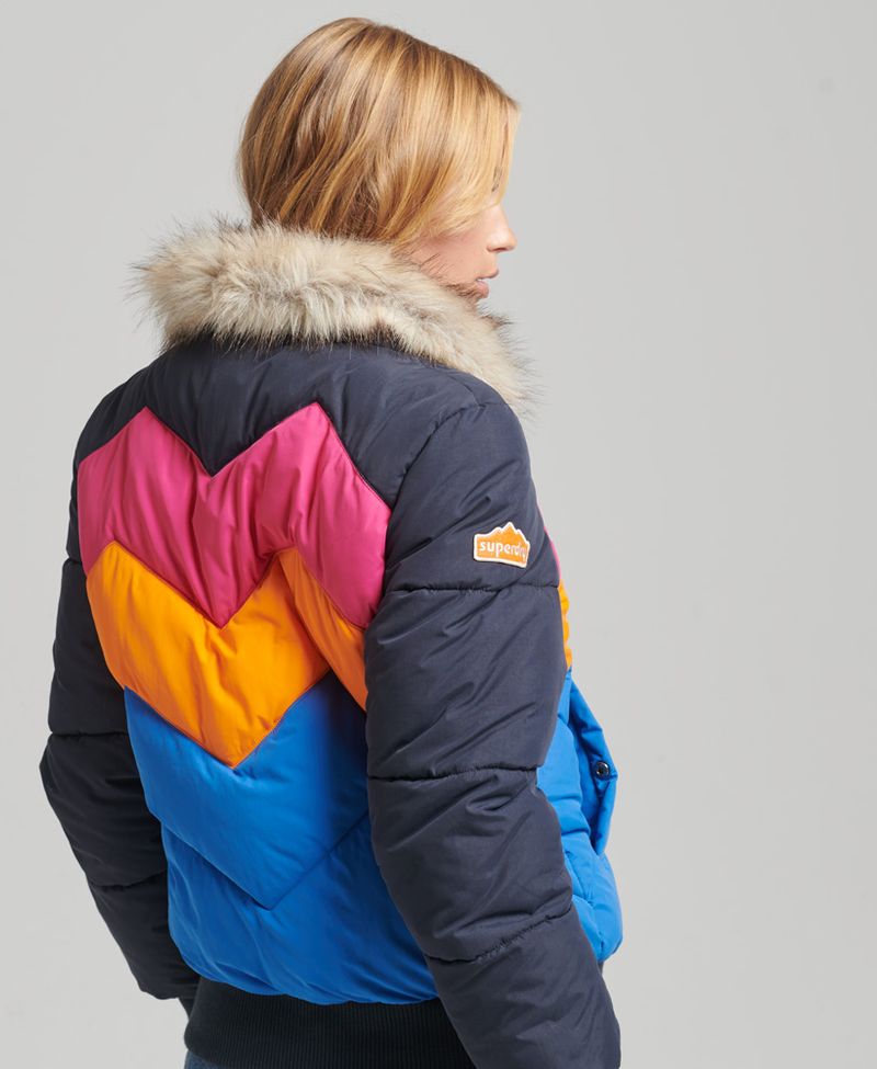 Chaqueta-Padded-Para-Mujer-Vintage-Retro-Puffer-Superdry