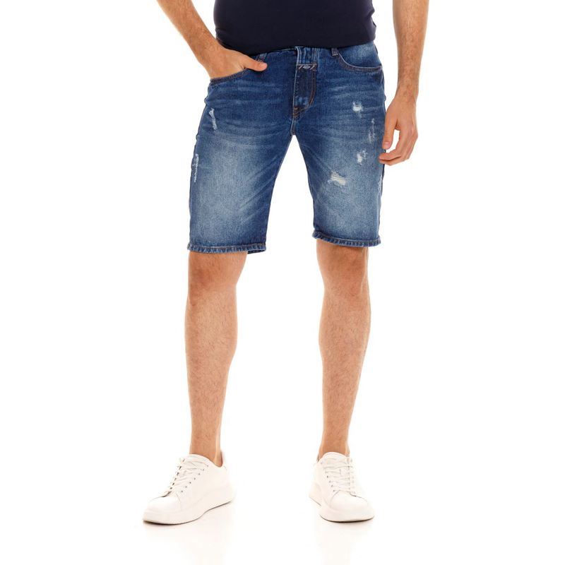 Short jeans para online hombres