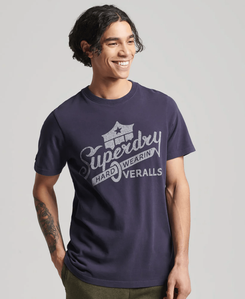 Camiseta-Para-Hombre-Vintage-Script-Style-Ww-Tee-Superdry