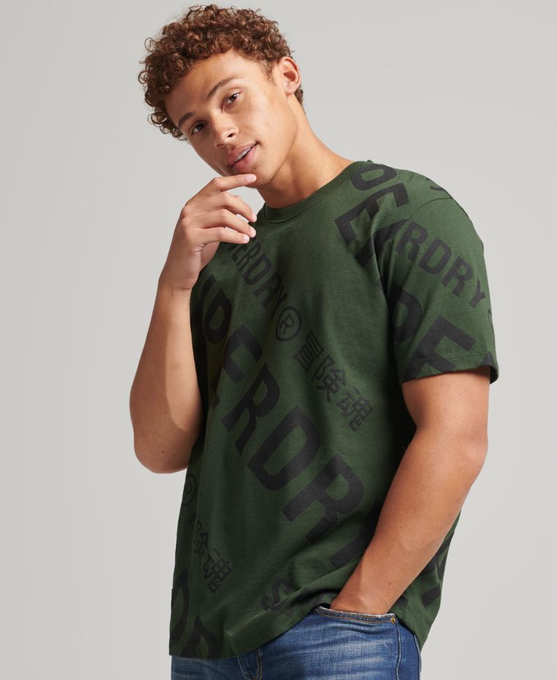 Camiseta-Para-Hombre-Code-Cl-Aop-Tee-Superdry