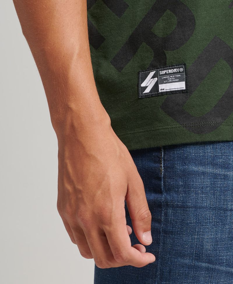 Camiseta-Para-Hombre-Code-Cl-Aop-Tee-Superdry
