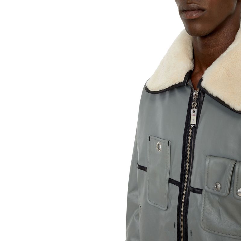 Chaqueta-Cuero-Para-Hombre-L-Gilbert-Fur-Jacket