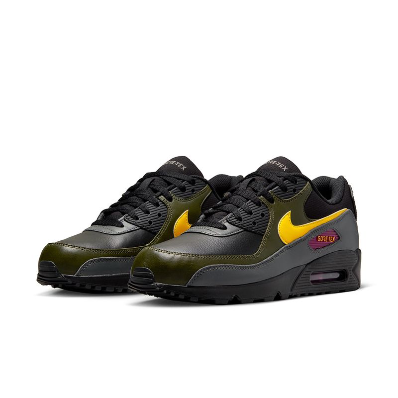  Nike Air Max 90 - Talla para hombre - 11.5, Ratán/Humo Oscuro  Gris-Caqui : Ropa, Zapatos y Joyería