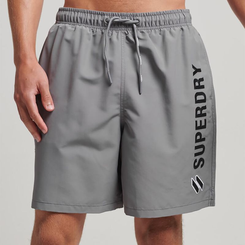 Pantaloneta Larga Para Hombre Code Applque 19Inch Swim Short Superdry 52305 PANTALONETAS PILATOS Pilatos