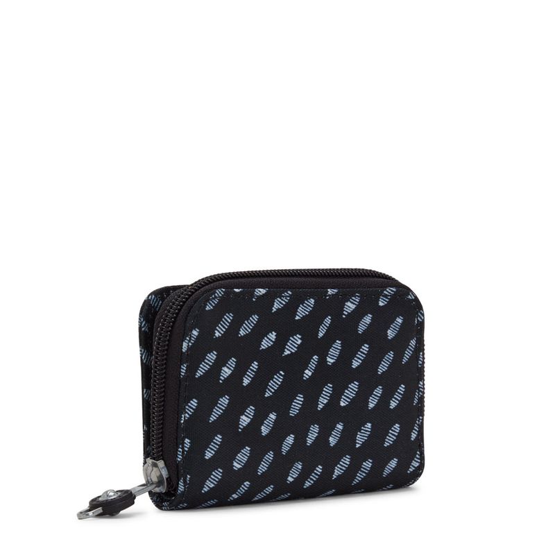 Monedero Mini Con Llavero Holográfico Violeta | PVC Transparente | Para Mujer, Organización Pequeña