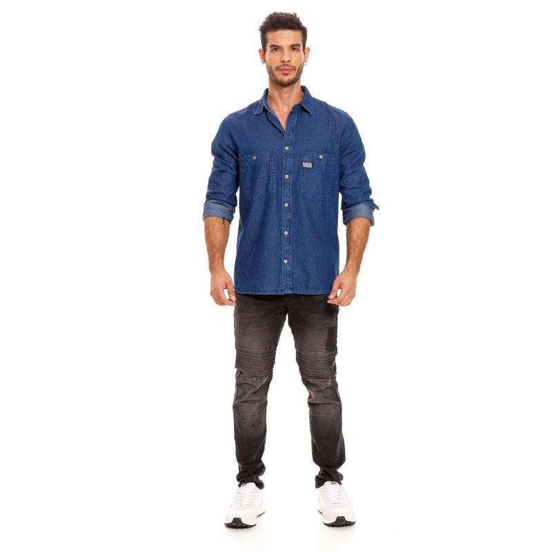 Camisa Manga Larga Para Hombre Girbaud 50125, CAMISAS