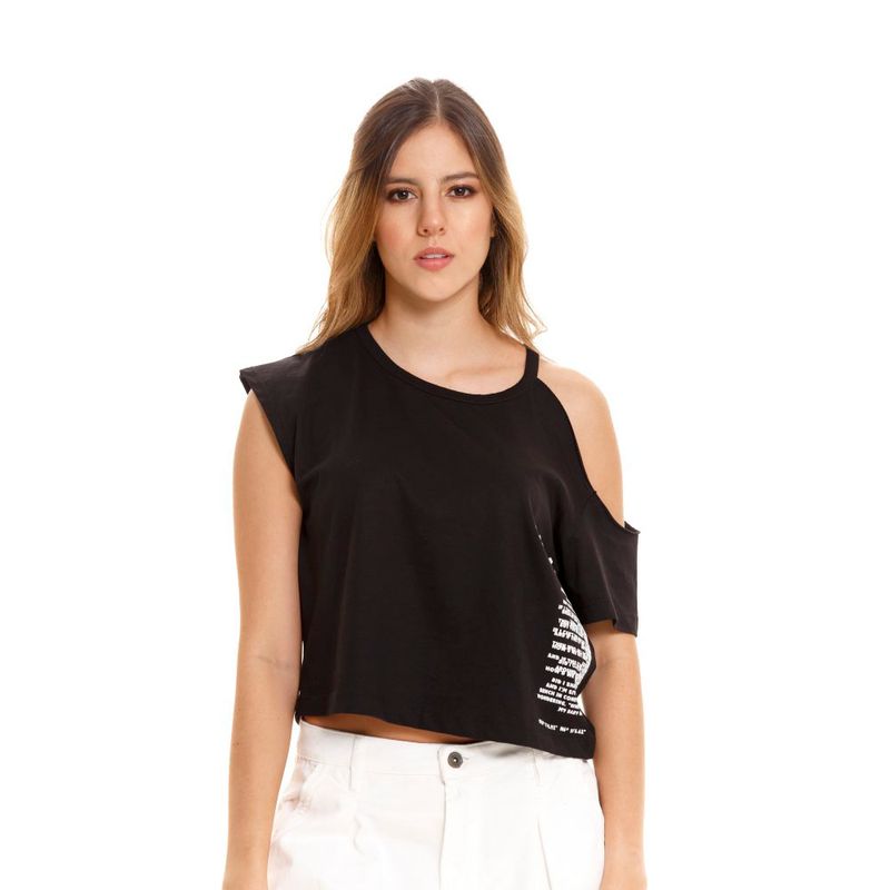 Camiseta-Manga-Corta-Para-Mujer