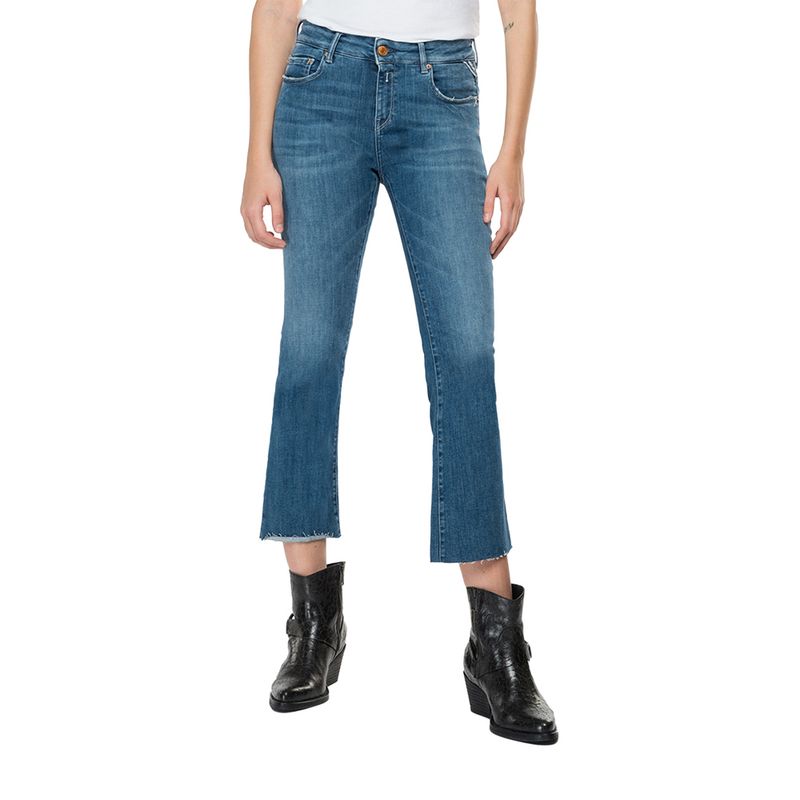 Jean-Stretch-Para-Mujer-Faaby-Flare-Crop-Replay