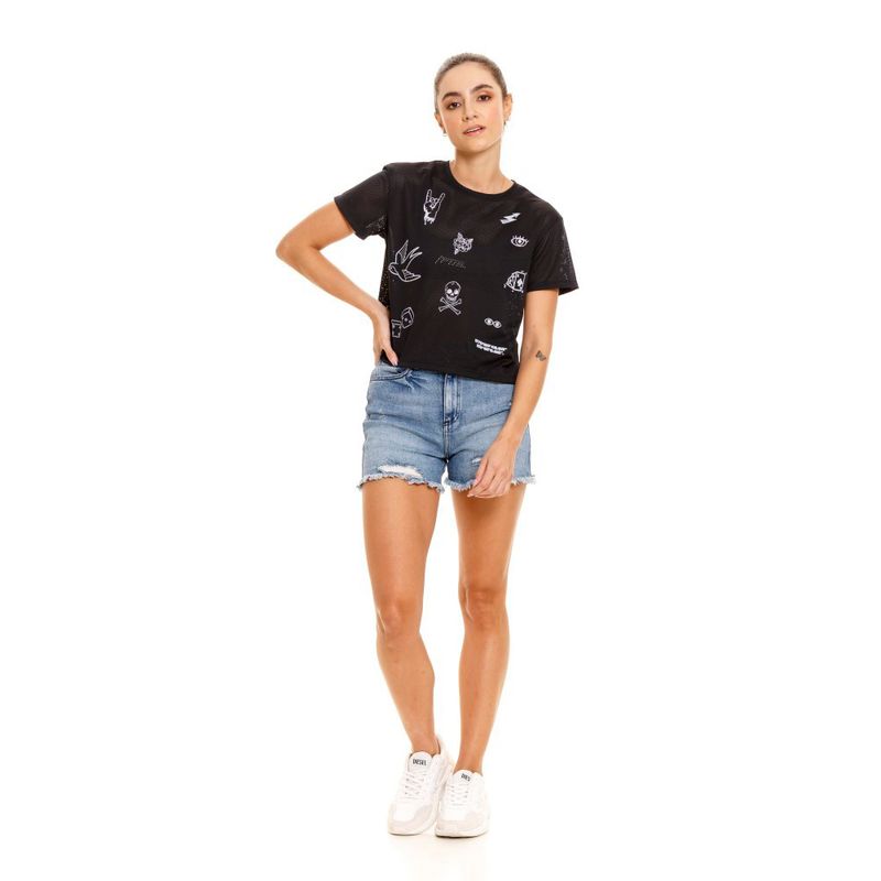 Camiseta-Manga-Corta-Para-Mujer-Sport-