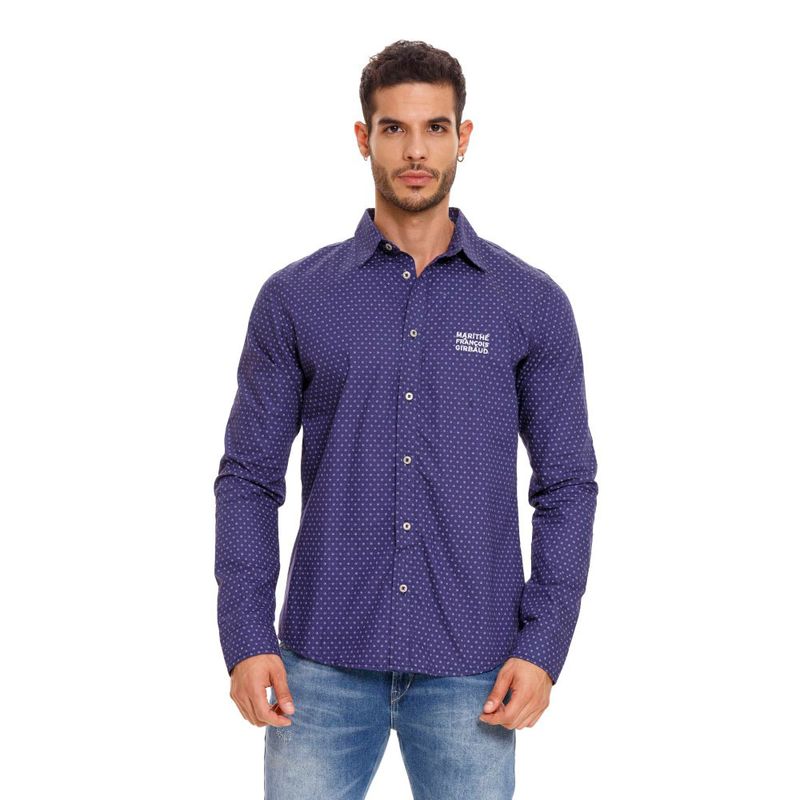 Camisa Manga Larga Para Hombre Girbaud 37529, CAMISAS