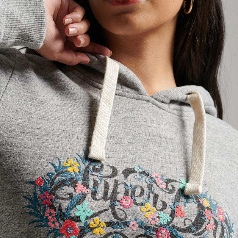 Buzo-Hoodie-Cerrado-Para-Mujer-Vintage-Floral-Scripted-Hood-Superdry