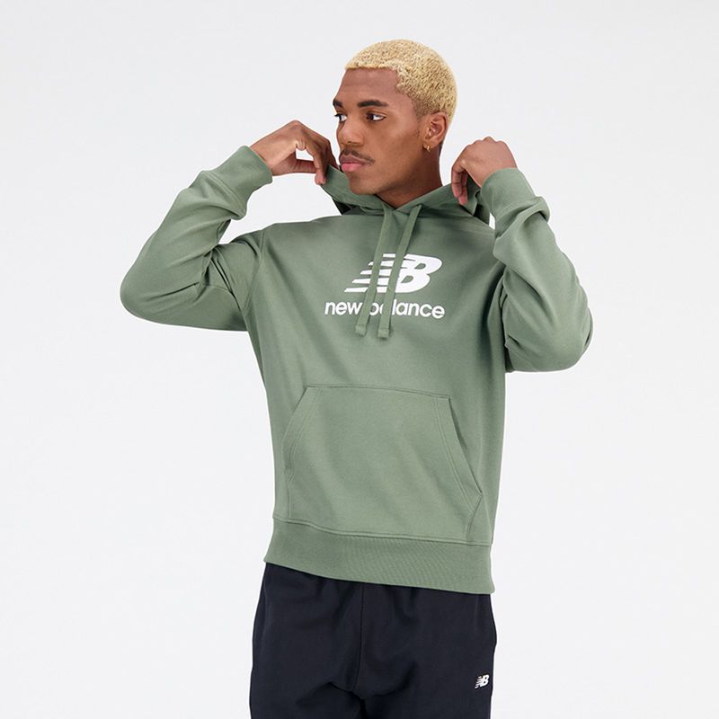 Chaqueta Padded Para Hombre Essentials Logo Hoodie New Balance