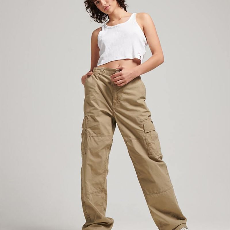 Pantalon Cargo Para Mujer Vintage Baggy Cargo Superdry 55598