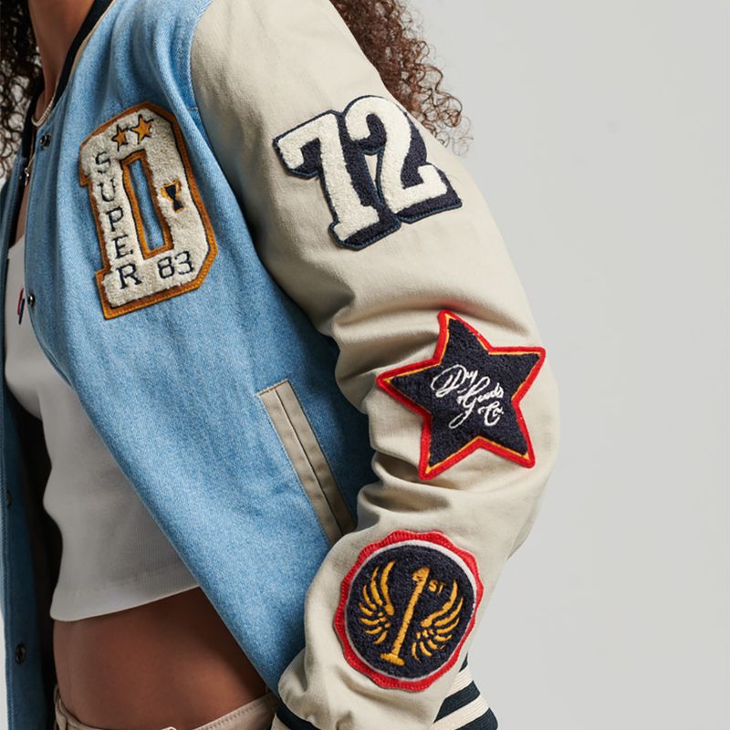 Chaqueta-Denim-Para-Mujer-Vintage-Varsity-Superdry