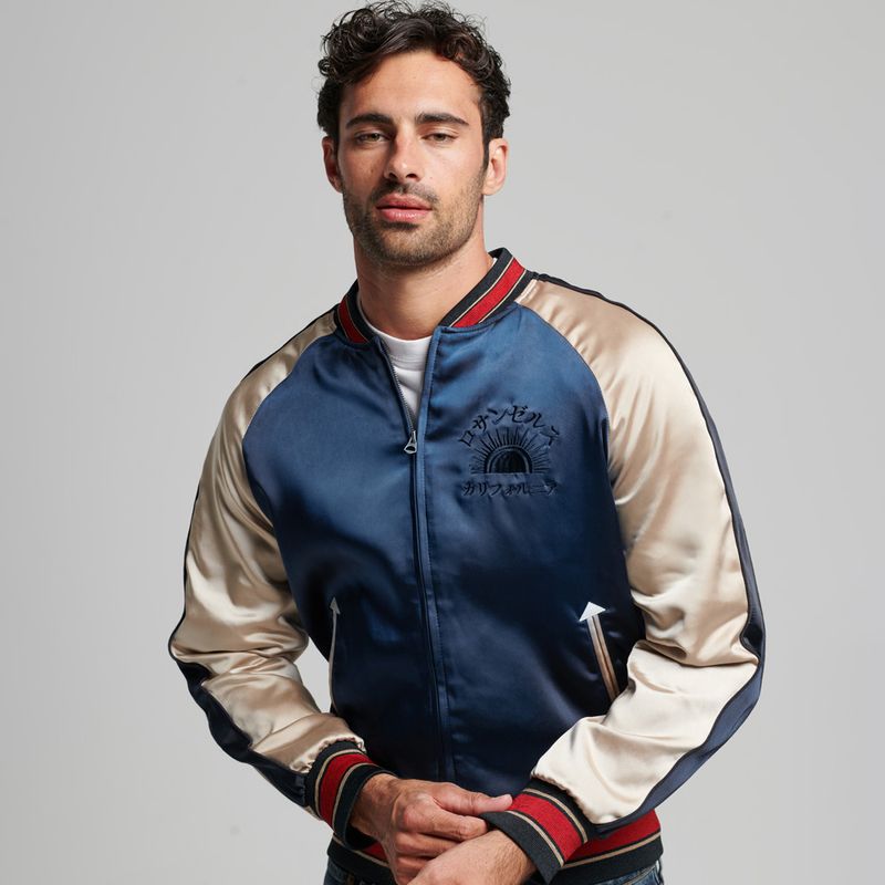 Chaqueta Casual Para Hombre Vintage Suikajan Superdry 55583, CHAQUETAS