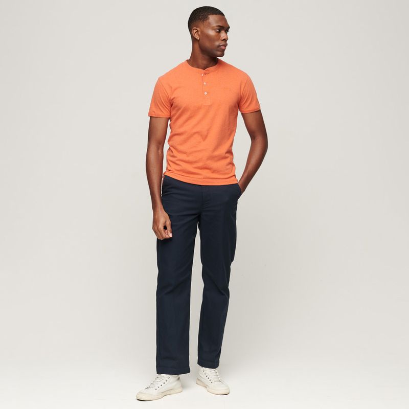 Camiseta-Manga-Corta-Para-Hombre-Vintage-Logo-Henley-Superdry