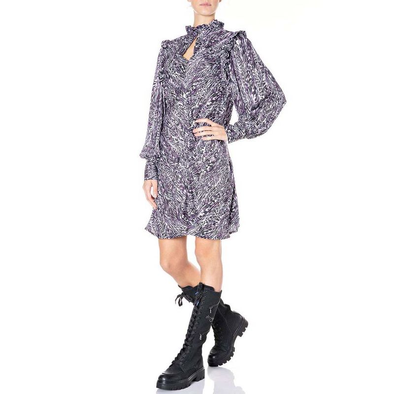 Vestido-Medio-Para-Mujer-All-Over-Printed-Viscose-Satin-Replay