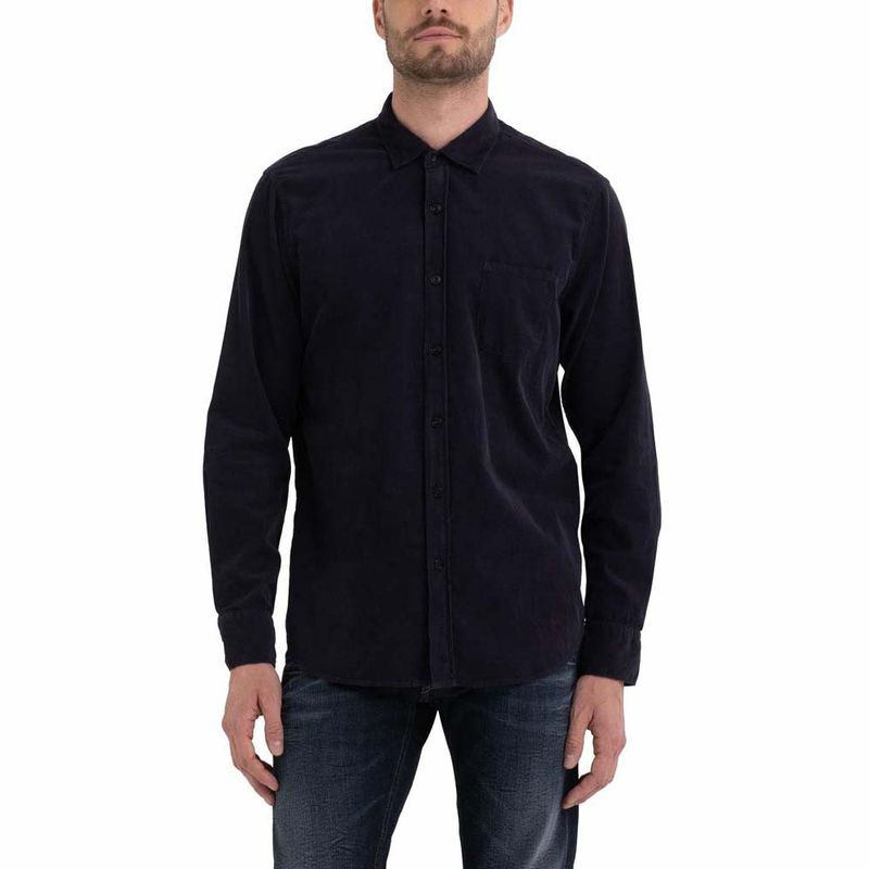 Camisa-Manga-Larga-Para-Hombre-Replay