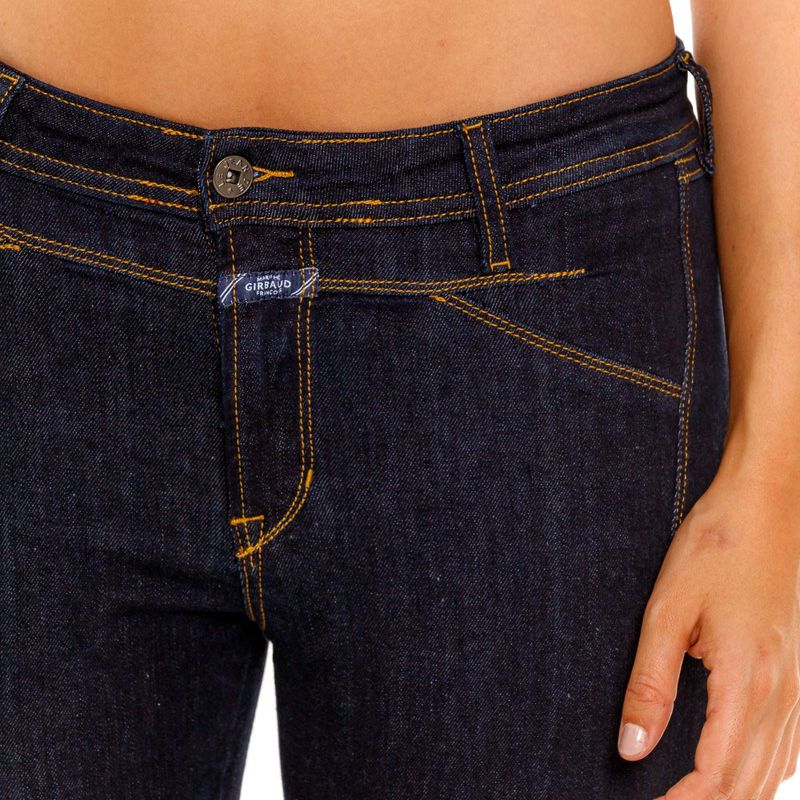 Jeans de Dama Vianni Básico Talla 9 Rinse Stretch