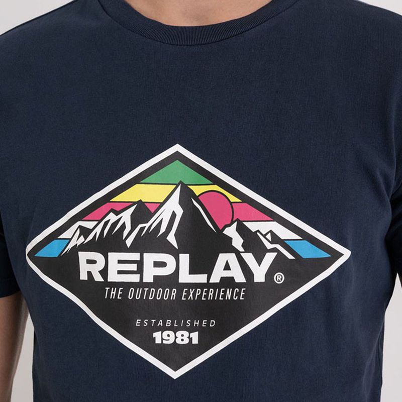 Camiseta-Manga-Corta-Para-Hombre-Replay