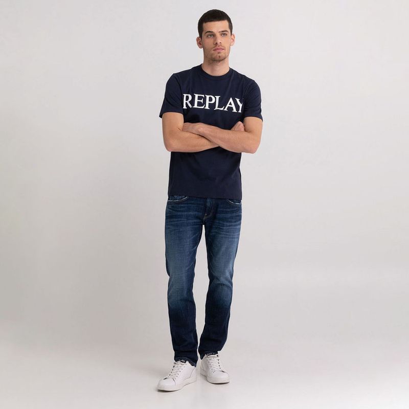 Camiseta-Manga-Corta-Para-Hombre-Replay