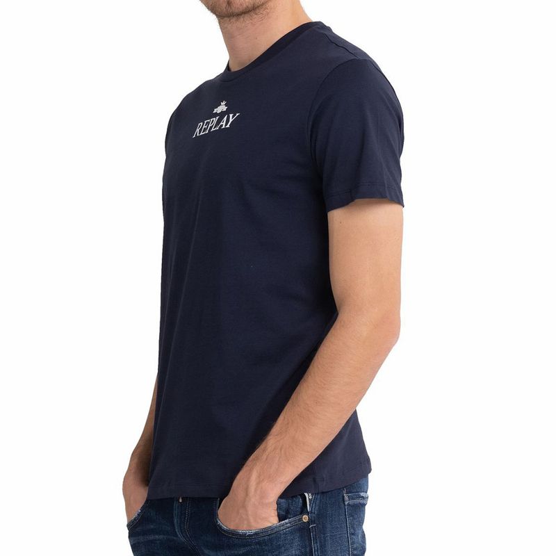 Camiseta-Manga-Corta-Para-Hombre-Replay