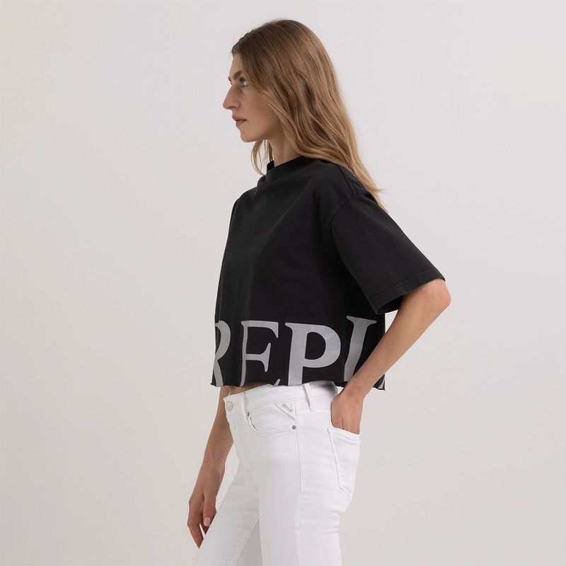 Camiseta-Manga-Larga-Para-Mujer-Replay