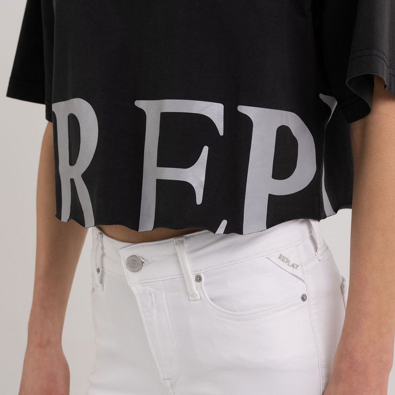 Camiseta-Manga-Larga-Para-Mujer-Replay
