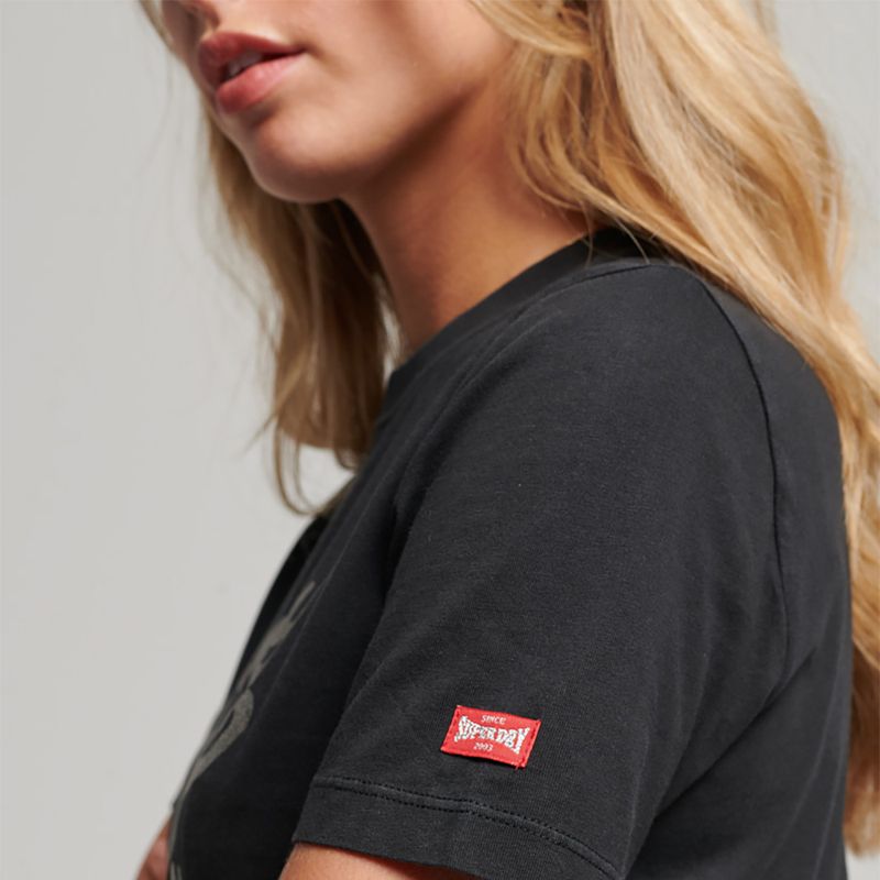 Camiseta-Manga-Corta-Para-Mujer-Vintage-Scripted-Coll-Superdry