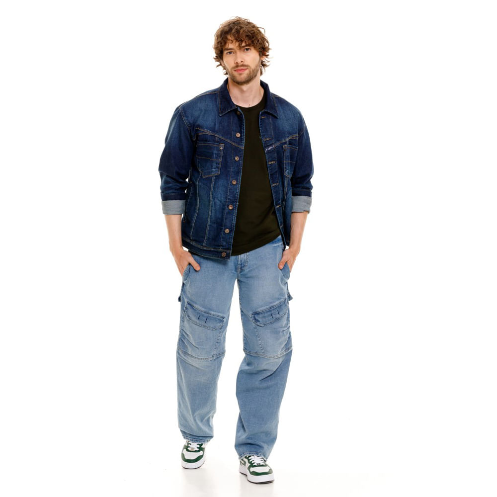 Chaqueta Denim Para Hombre Girbaud 3789, Buzos y Chaquetas